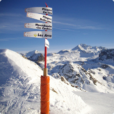 La Plagne Signpost