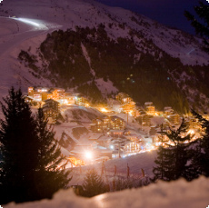 Meribel At Night