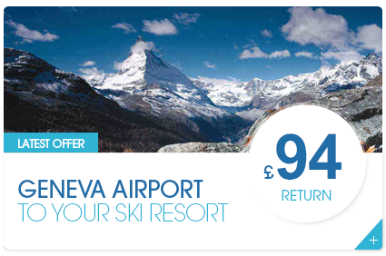 Geneva Airport to Your Ski Resort £82 Return